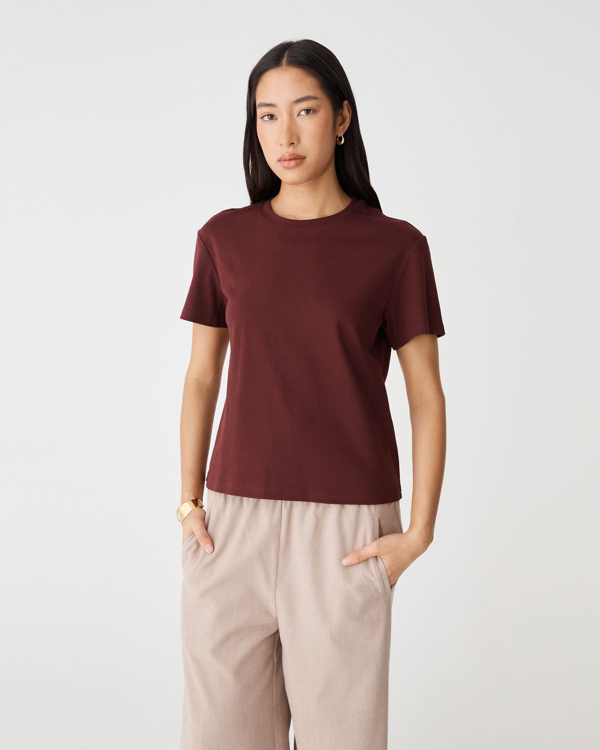 May Relaxed Cotton T-shirt — view 3