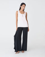 Sadin Tank Top in pearl — full-length view